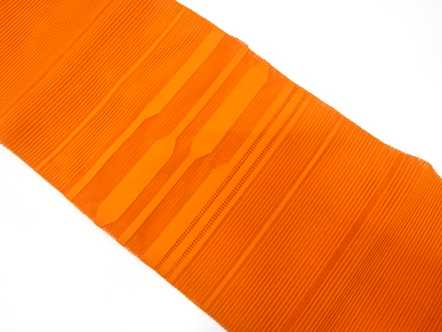 JAPANESE NAGOYA OBI FOR SUMMER / TSUZURE / WOVEN STRIPE